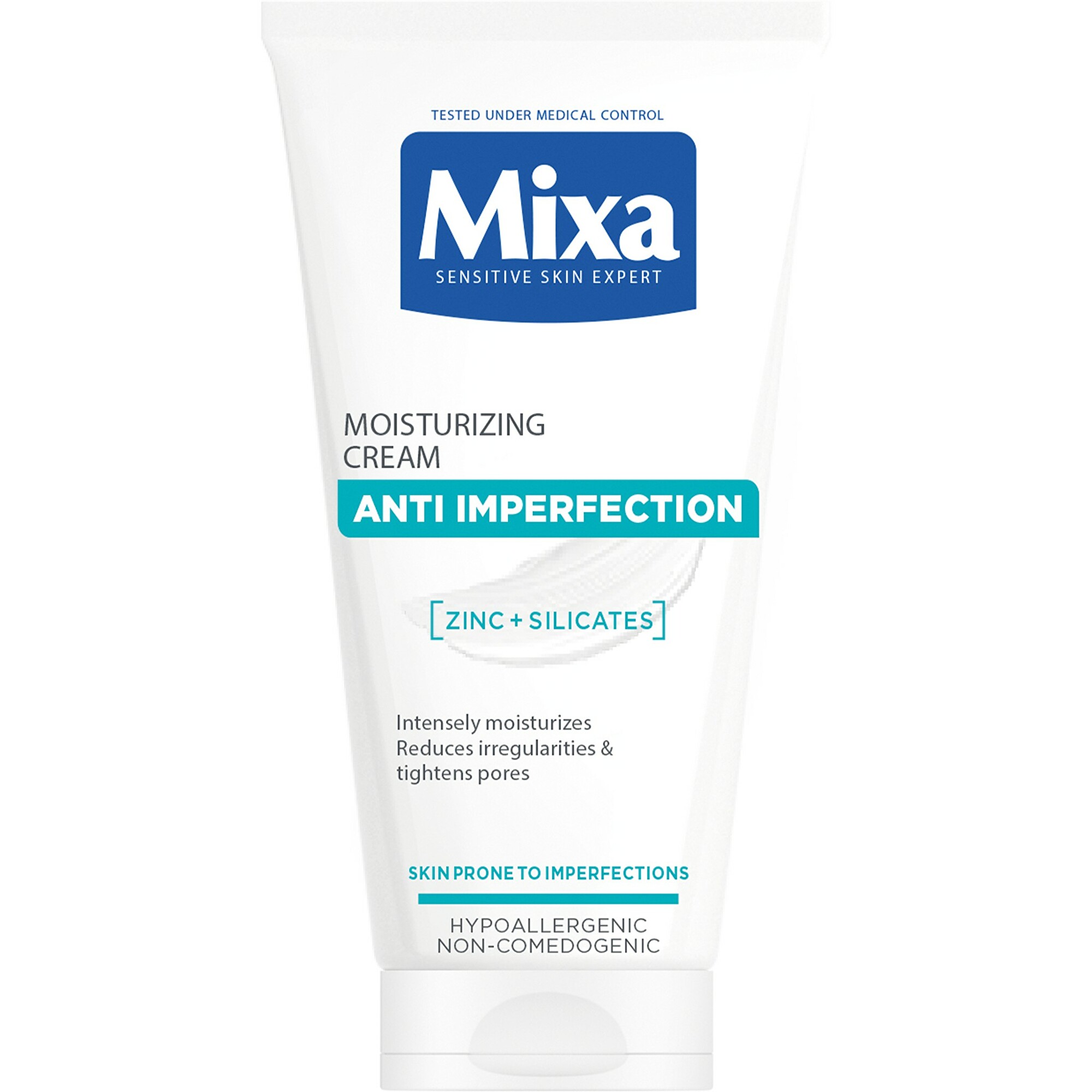 Levně Mixa Hydratační krém 2v1 proti nedokonalostem Sensitive Skin Expert (Anti-Imperfection Moisturizing Cream) 50 ml