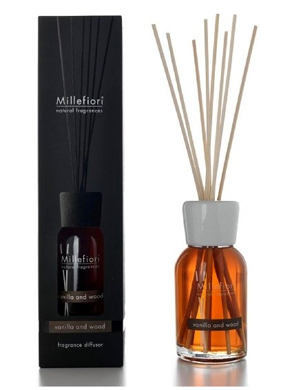 Levně Millefiori Milano Aroma difuzér Natural Vanilka a dřevo 500 ml