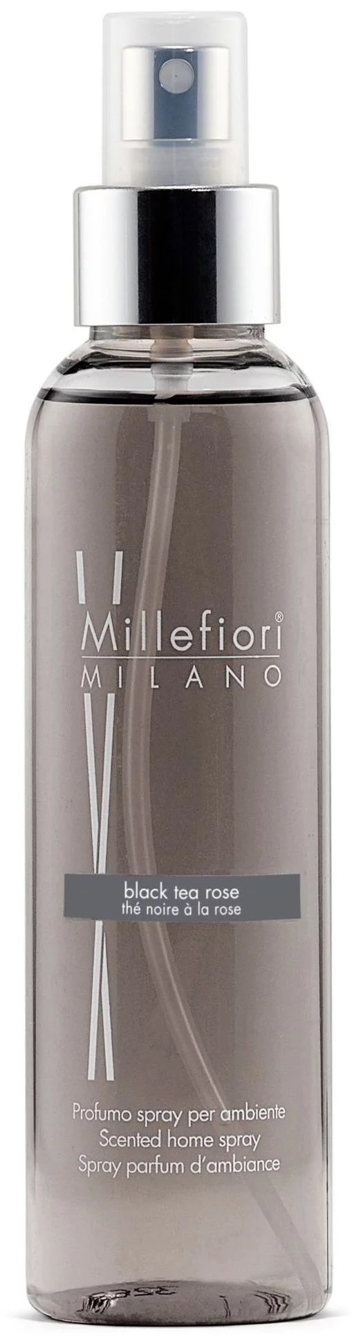 Levně Millefiori Milano Bytový sprej Natural Černý čaj a růže 150 ml