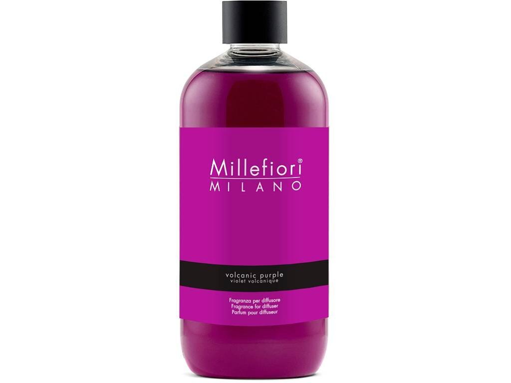 Levně Millefiori Milano Náhradní náplň do aroma difuzéru Natural Fialová 500 ml