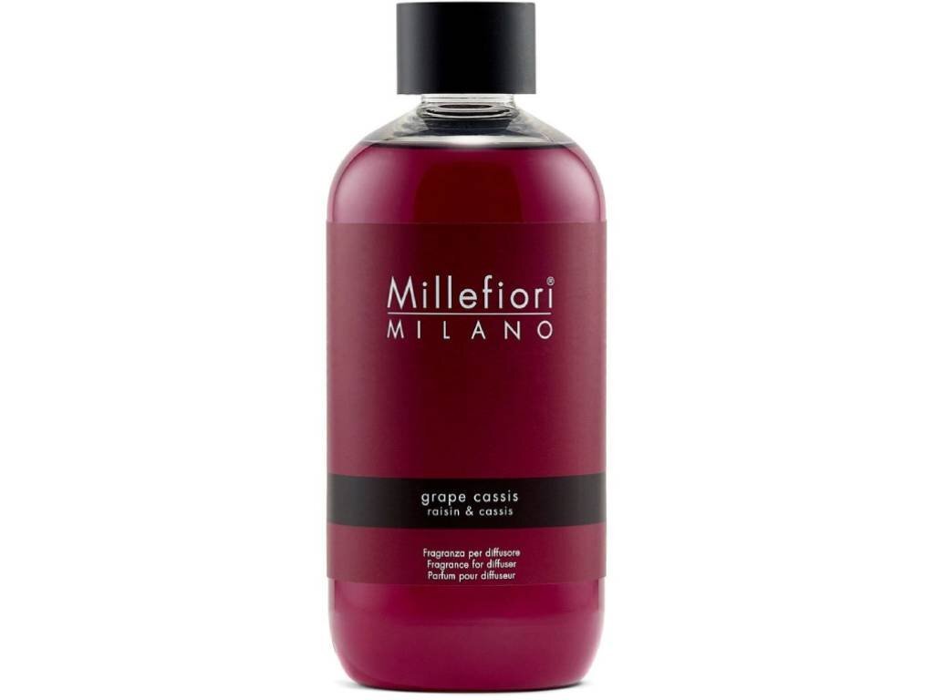Millefiori Milano Utántöltő aromadiffúzorhoz Natural Szőlő és fekete ribizli 250 ml