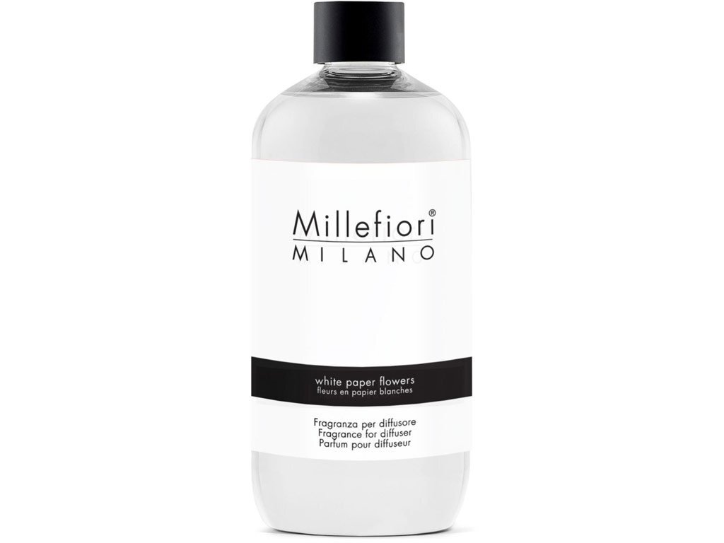 Millefiori Milano Náhradná náplň do arómy difuzéra Natura l Kvety z bieleho papiera 500 ml
