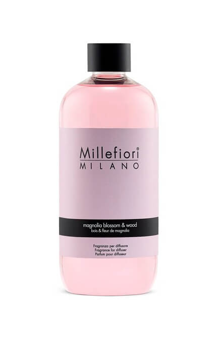 Millefiori Milano Náhradná náplň do aróma difuzéra Natura l Kvety magnólie & Drevo 500 ml