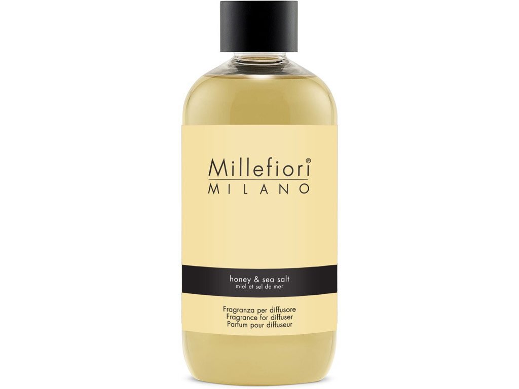 Levně Millefiori Milano Náhradní náplň do aroma difuzéru Natural Med a mořská sůl 250 ml
