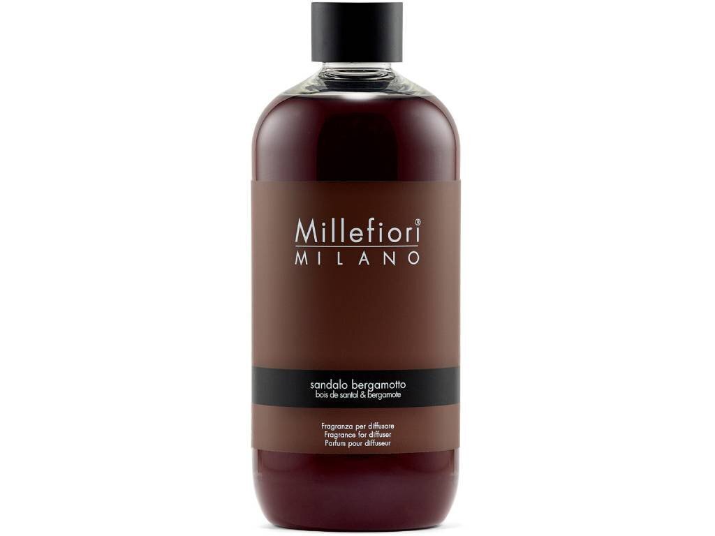 Levně Millefiori Milano Náhradní náplň do aroma difuzéru Natural Santal a bergamot 500 ml