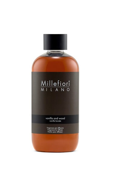 Levně Millefiori Milano Náhradní náplň do aroma difuzéru Natural Vanilka & Dřevo 250 ml