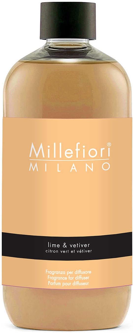 Levně Millefiori Milano Náplň do difuzéru Natural Limetka a vetiver 500 ml