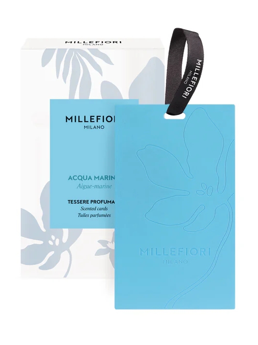 Millefiori Milano Vonná karta Acqua Marina Scented Cards 3 ks