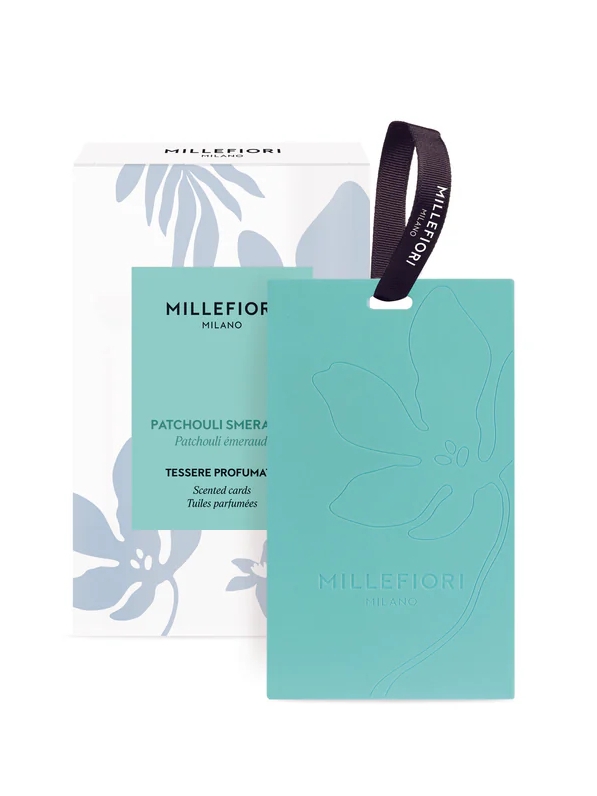 Millefiori Milano Vonná karta Patchouli Smeraldo Scented Cards 3 ks