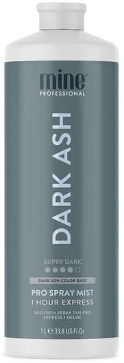 Minetan Samoopaľovacia tekutina pre ultra tmavé opálenie Dark Ash (Pro Spray Mist) 1000 ml