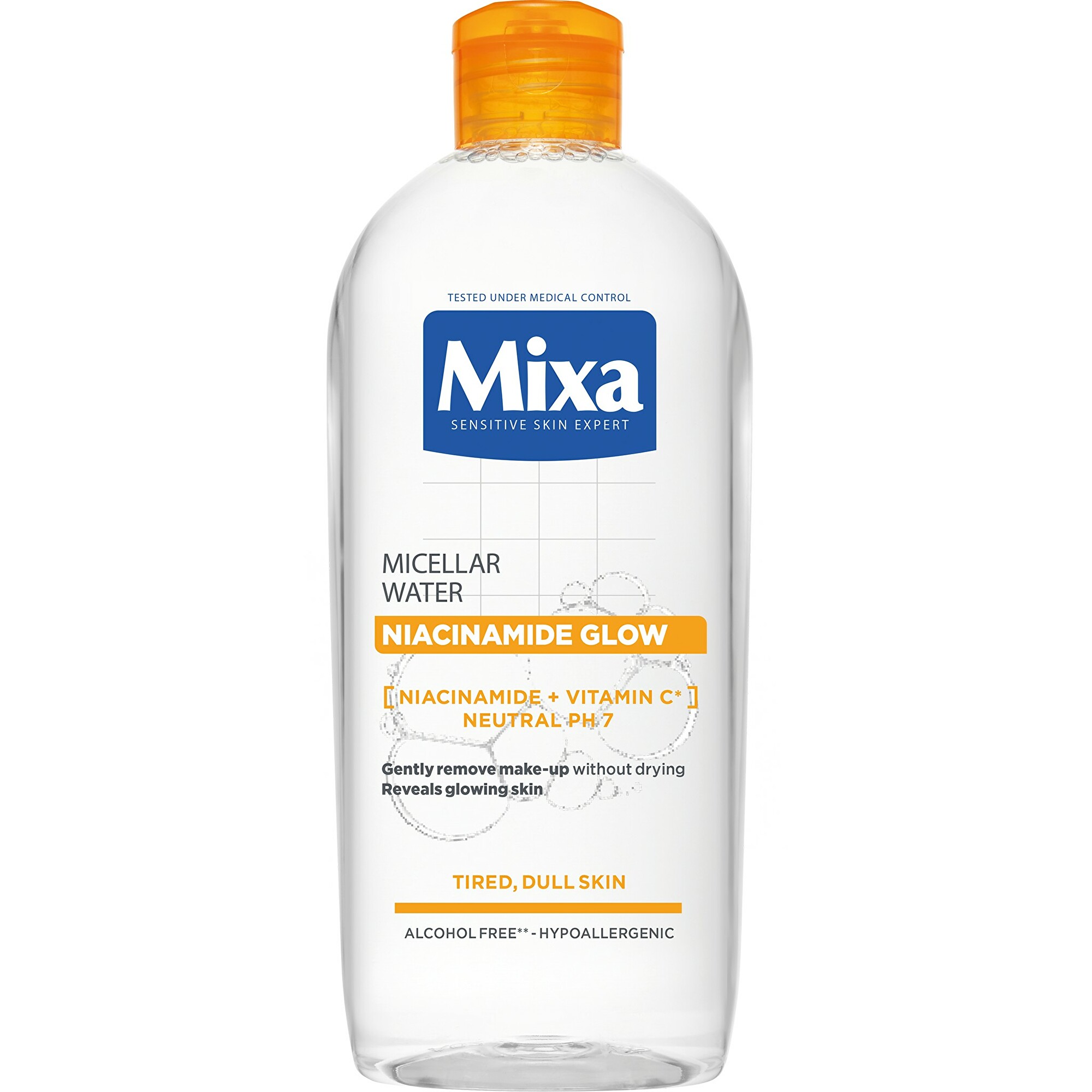 Levně Mixa Micelární voda Niacinamide Glow (Micellar Water) 400 ml