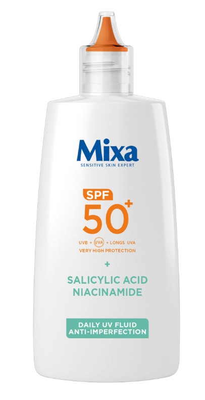 Mixa Pleťový fluid proti nedokonalostiam SPF 50+ Anti Imperfection (Daily UV Fluid) 40 ml