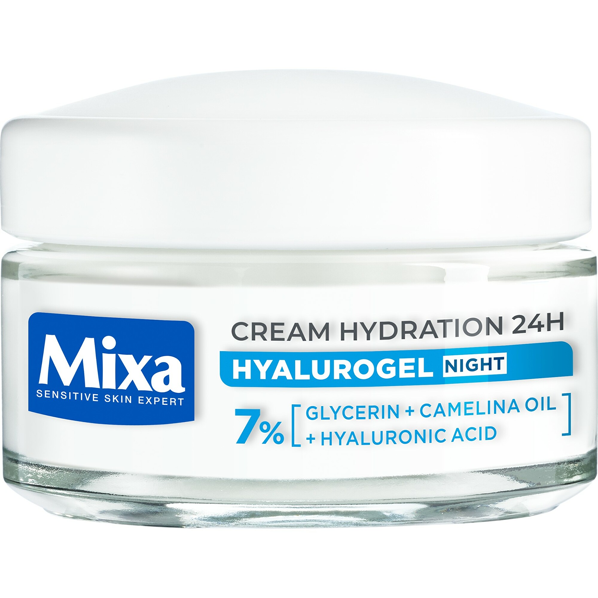 Noční krém pro citlivou pleť se sklonem k vysušení Hyalurogel (Hydrating Cream-Mask Overnight Recovery) 50 ml