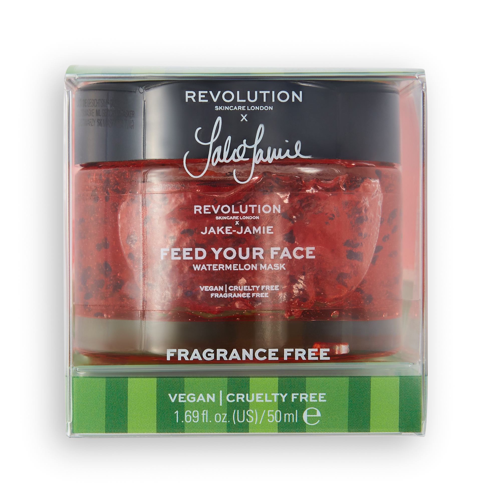 Revolution Skincare Hydratační a vyživující maska na obličej vodní meloun x Jake Jamie (Watermelon H