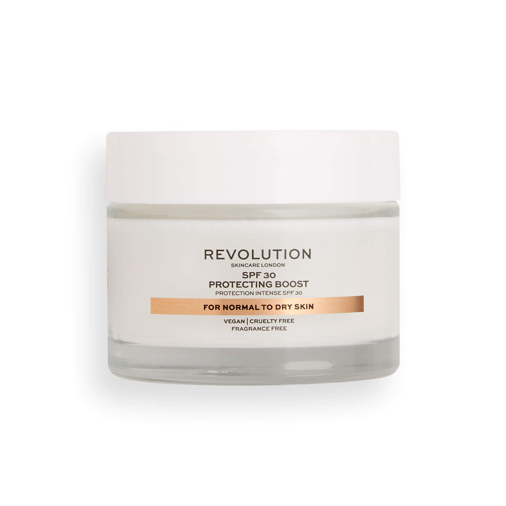 Revolution Skincare Cremă hidratantă de zi pentru pielea normală si uscată SPF 30 (Moisture Cream Normal to Dry Skin) 50 ml