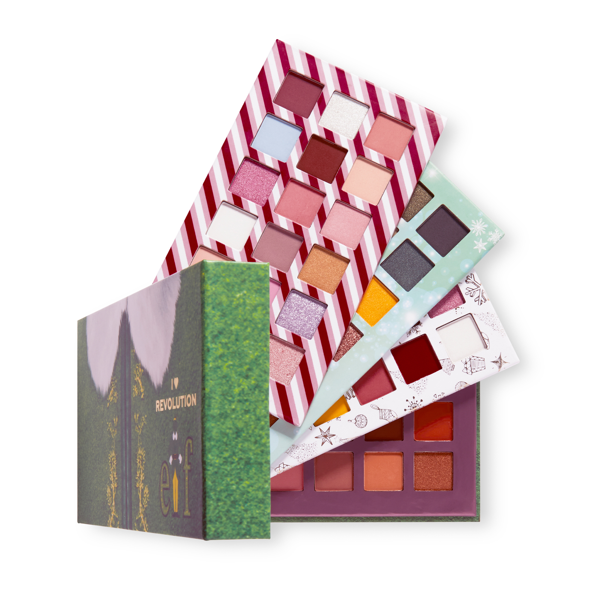 I Heart Revolution Sada paletek očních stínů x Elf OMG (Palette Book Collection) 56 g