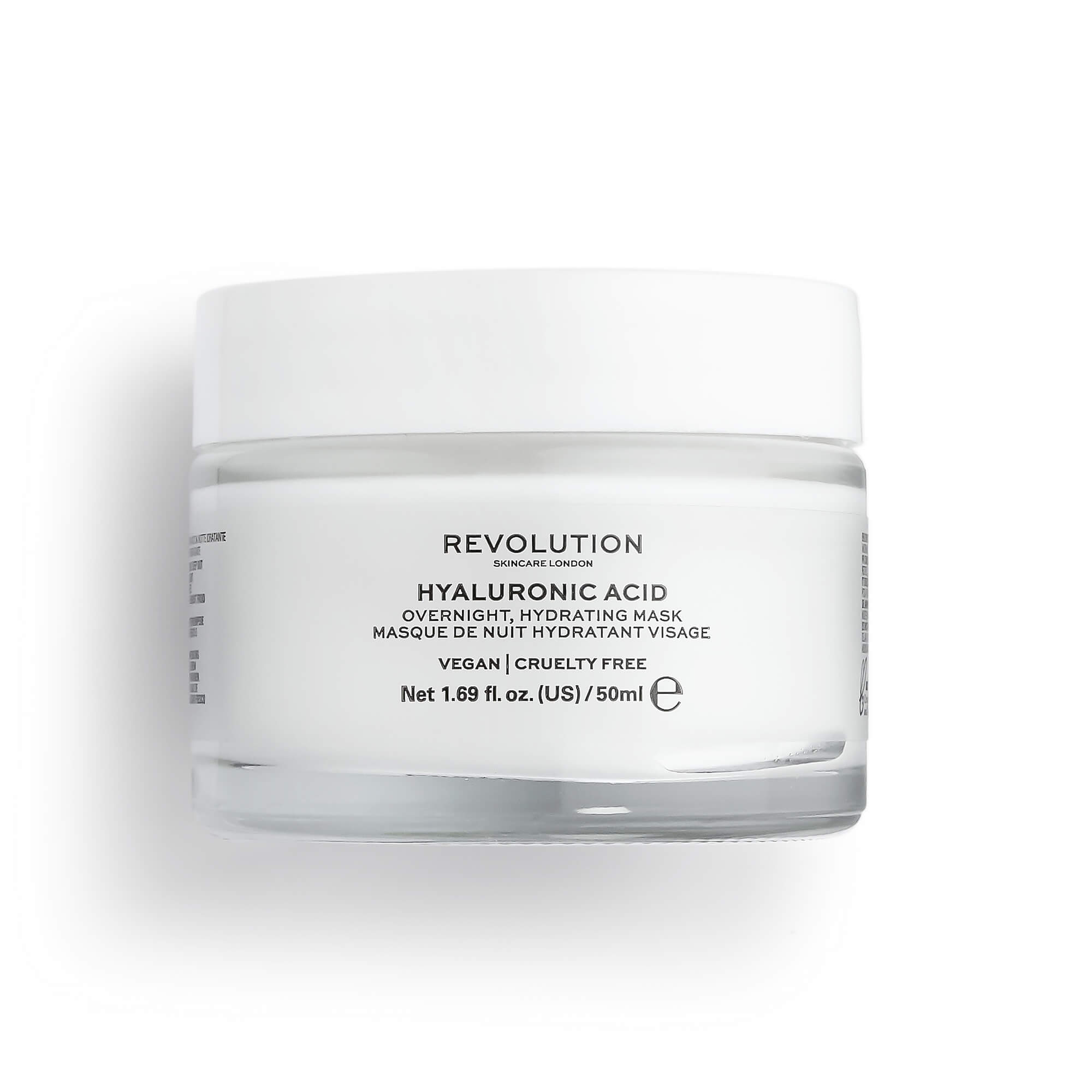 Revolution Skincare Noční hydratační maska na obličej Hyaluronic Acid (Overnight Hydrating Mask) 50 