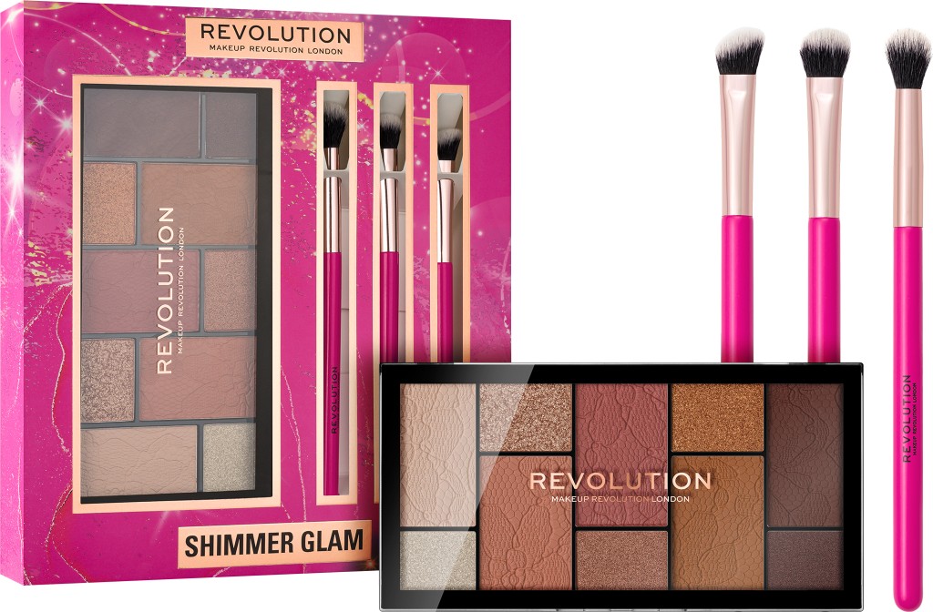 Revolution Darčeková sada Shimmer Glam Eye Set Gift Set