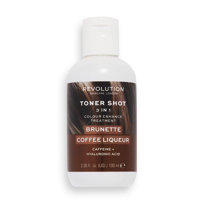 Levně Revolution Haircare Oživující barva pro hnědé vlasy Brunette Coffee Liquer (Toner Shot) 100 ml