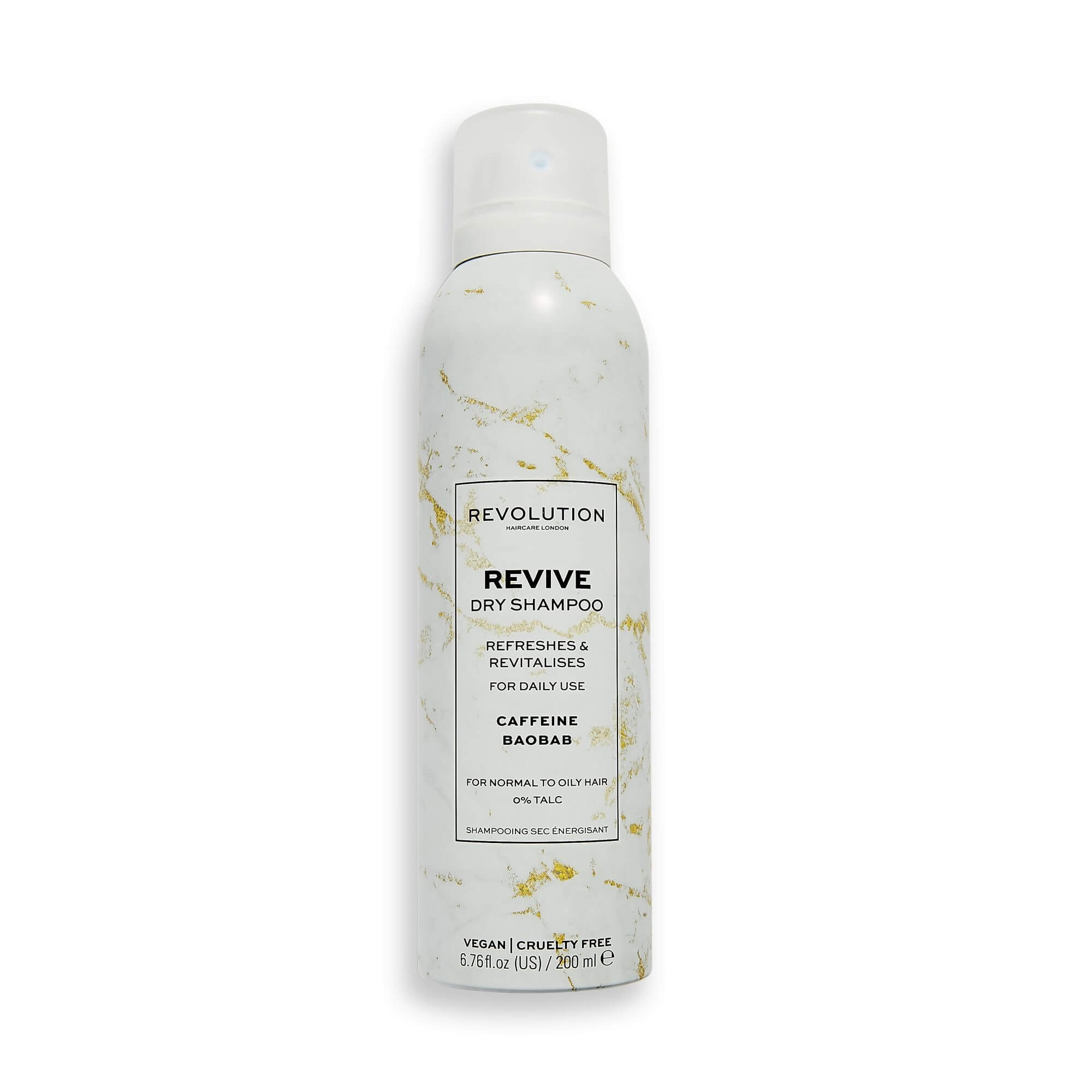 Revolution Haircare Suchý šampon pro normální a mastné vlasy Revive (Dry Shampoo) 200 ml