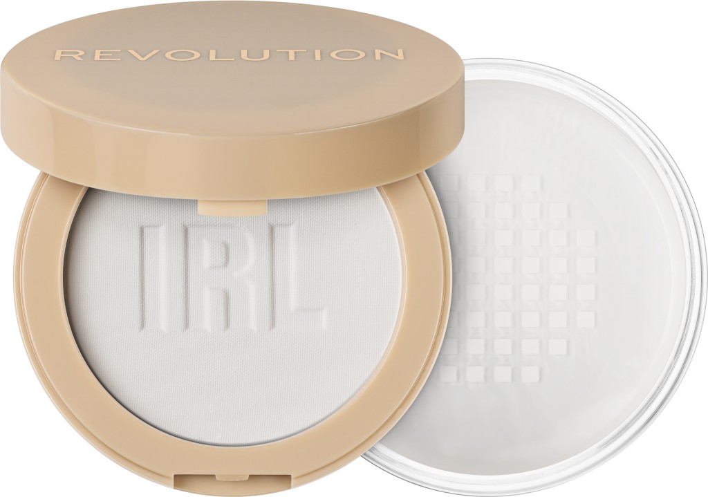 Revolution Matující a fixační pudr IRL Soft Focus (2 in 1 Powder Translucent) 13 g