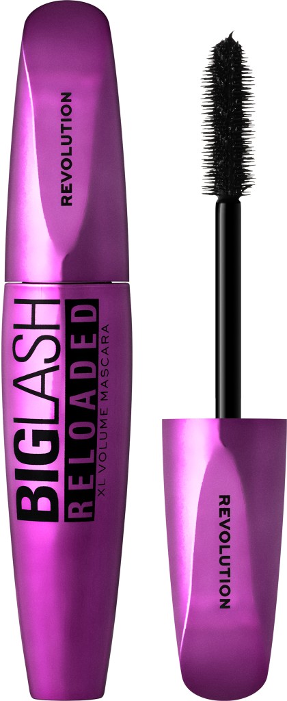 Makeup Revolution Big Lash Reloaded riasenka pre extra objem odtieň Black 8 ml