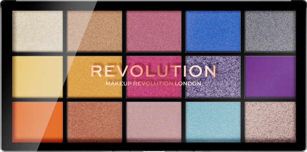 Makeup Revolution Reloaded paletka očných tieňov odtieň Spirited Love 15x1,1 g
