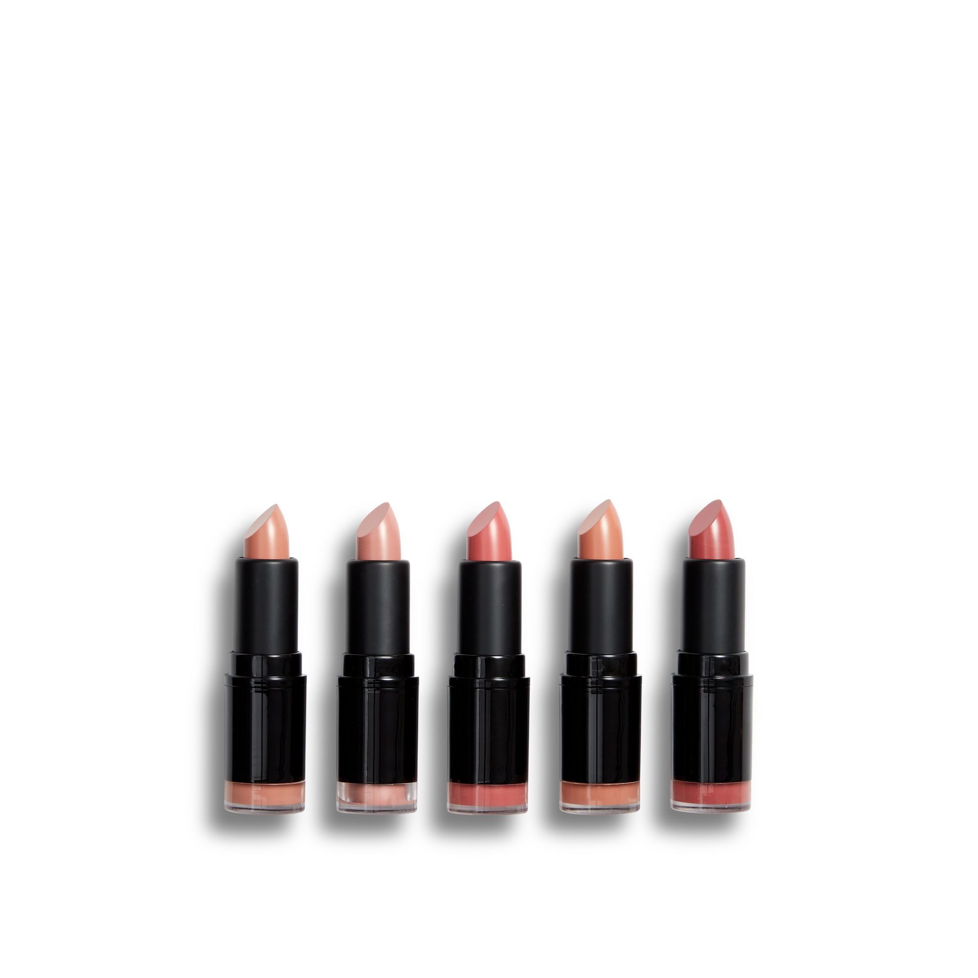 Levně Revolution PRO Sada rtěnek Blushed Nudes (Lipstick Collection) 5 x 3,2 g