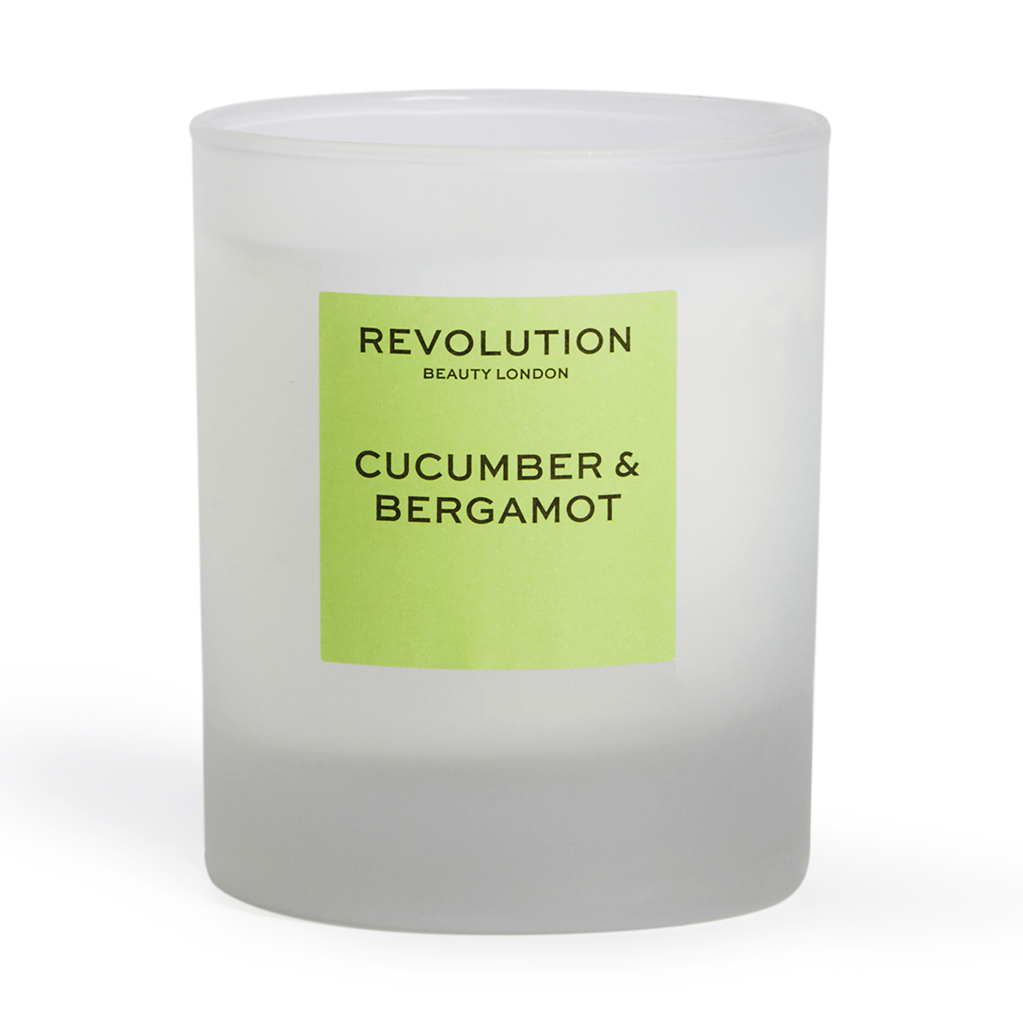 Revolution Vonná sviečka Cucumber & Bergamot (Scented Candle) 170 g