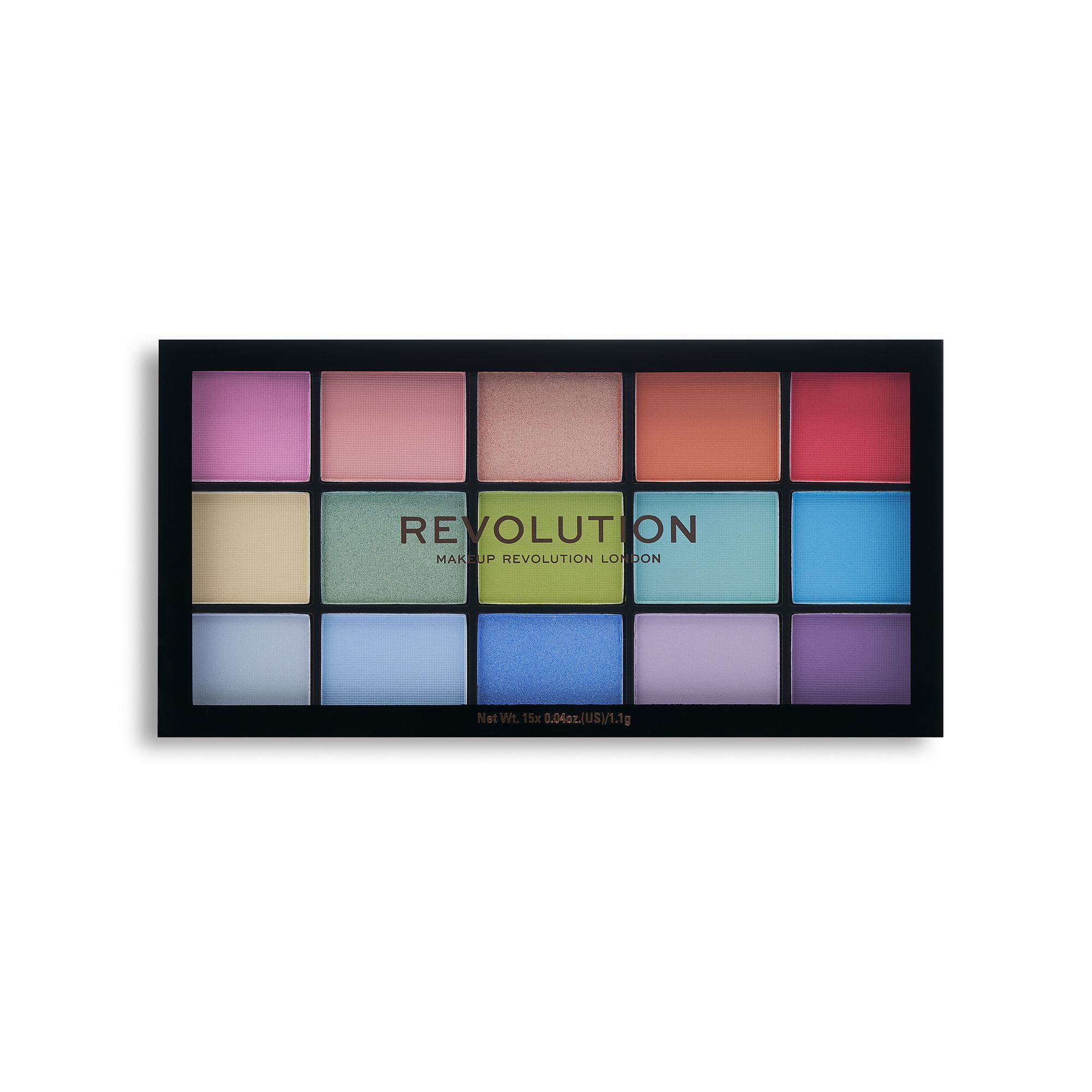 Makeup Revolution Reloaded paletka očných tieňov odtieň Sugar Pie 15x1,1 g