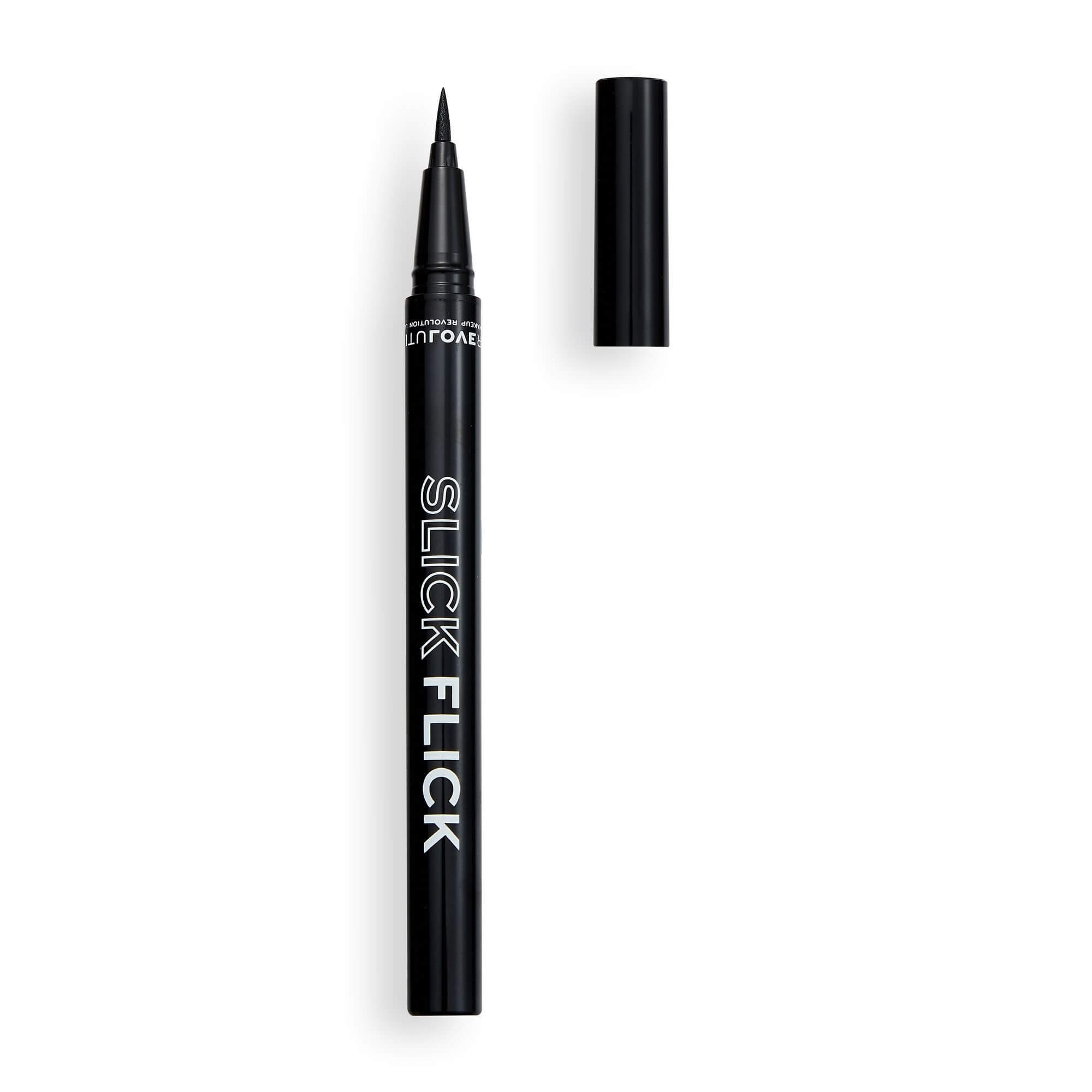 Revolution Očné linky Relove Slick Flick Black (Eyeliner) 0,7 g