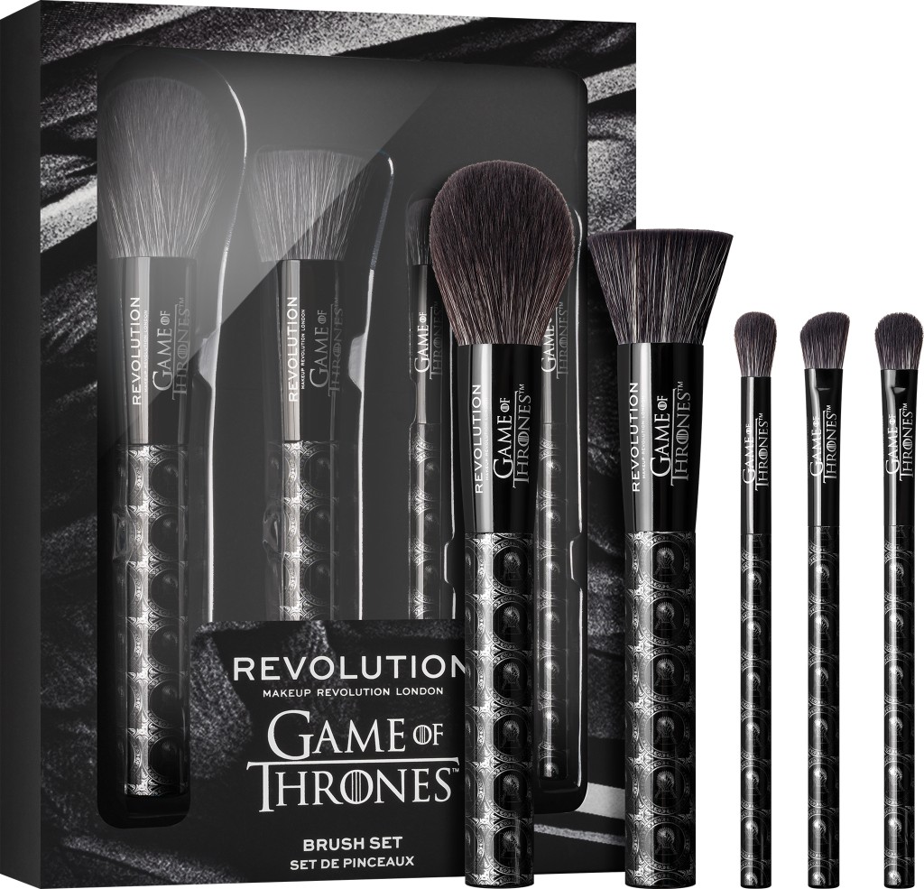 Revolution Súprava kozmetických štetcov X Game of Thrones (3 Eyed Raven Brush Set)