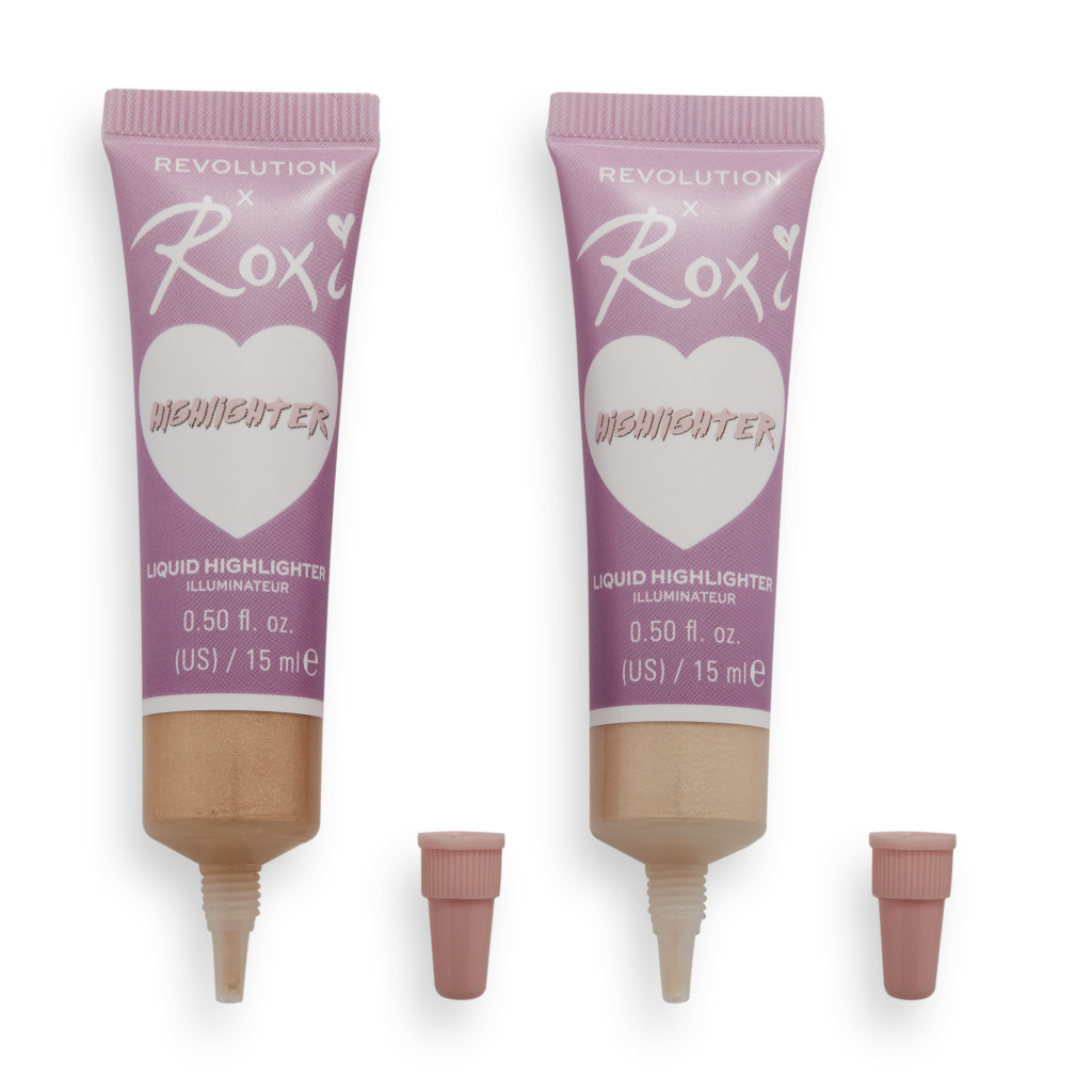 Revolution Súprava tekutých rozjasňovačov X Roxi (Cherry Blossom Liquid Highlighter Duo) 2 x 15 ml