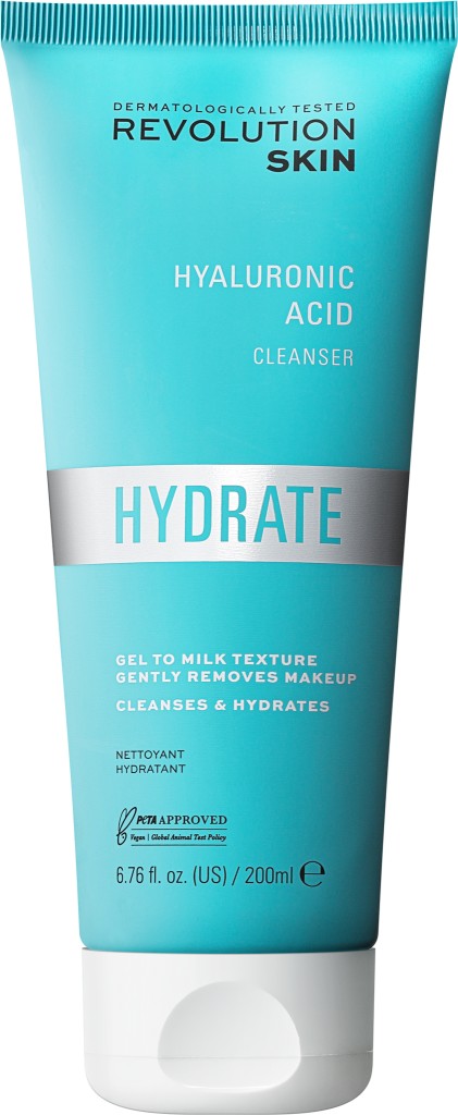 Revolution Skincare Hydratační čisticí krém Hydrate (Hyaluronic Acid Cleanser) 200 ml