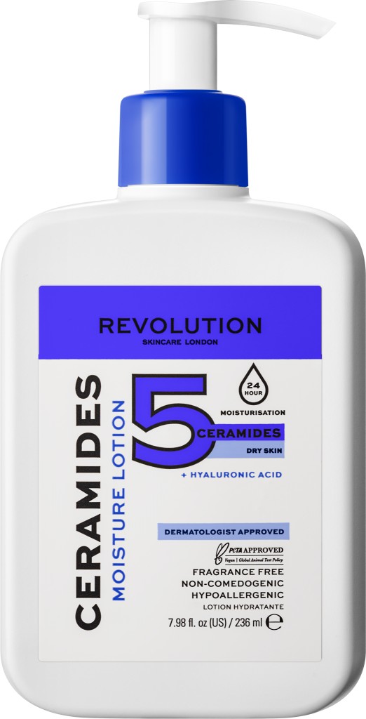 Revolution Skincare Hydratační pleťové mléko Ceramides (Moisture Lotion) 236 ml
