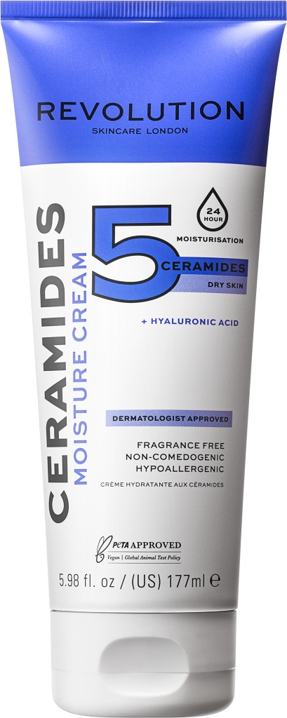 Levně Revolution Skincare Hydratační pleťový krém Ceramides (Moisture Cream) 177 ml