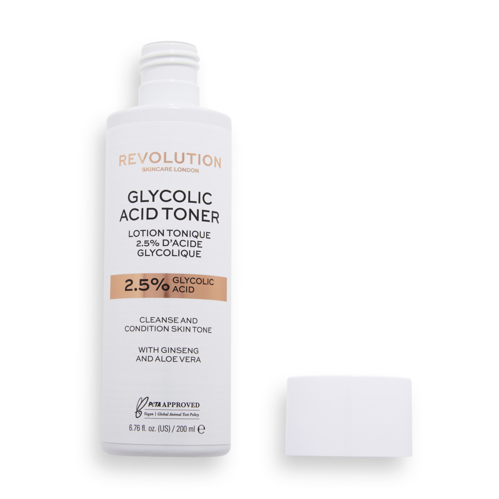 Levně Revolution Skincare Pleťové tonikum 2.5% Glycolic (Acid Toner) 200 ml