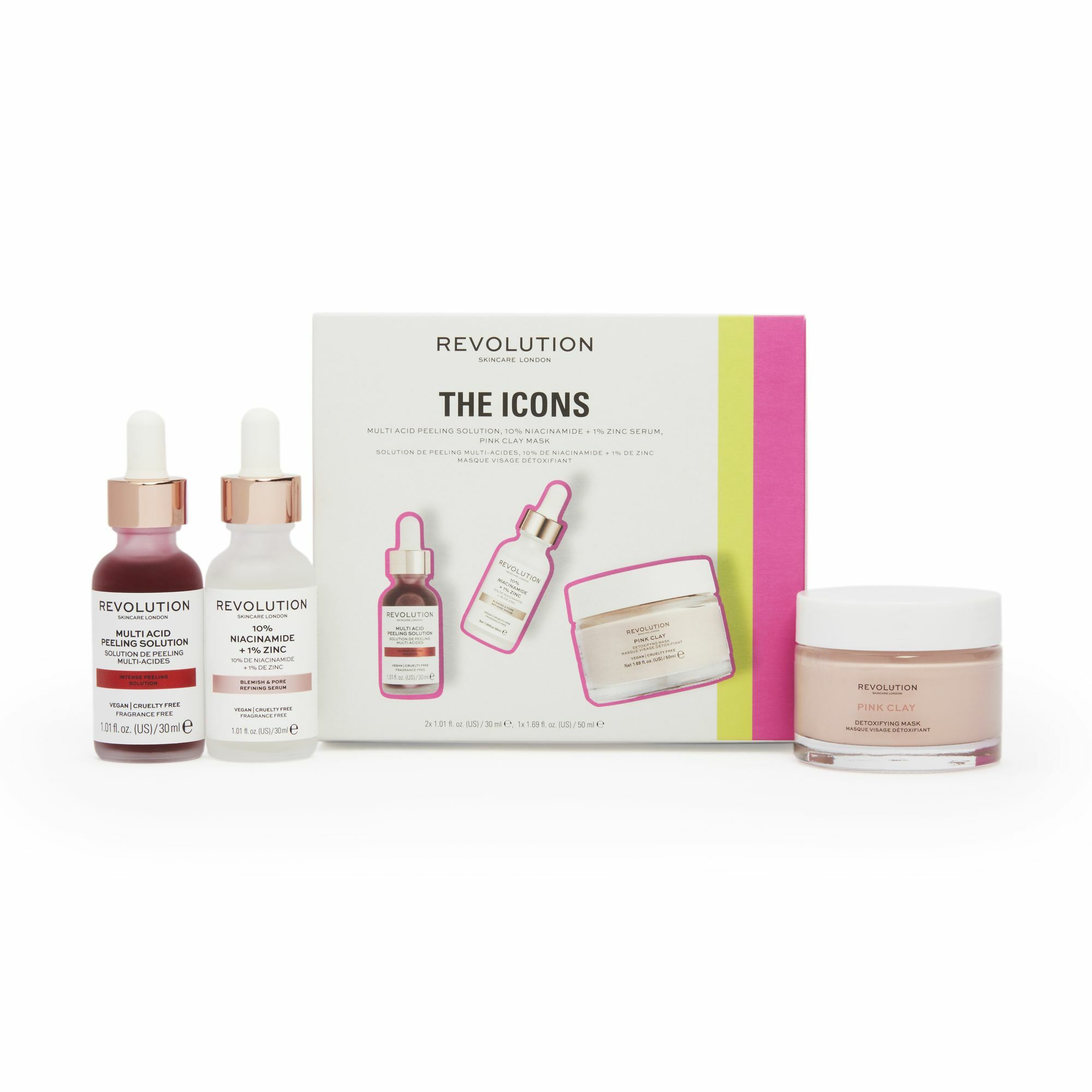 Revolution Skincare Dárková sada pleťové péče The Icons Collection