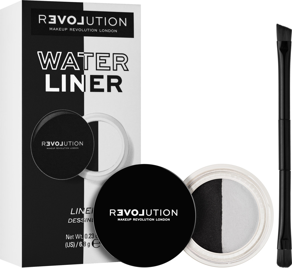 Revolution Vodou aktivované oční linky Relove Water Activated Distinction (Liner) 6,8 g