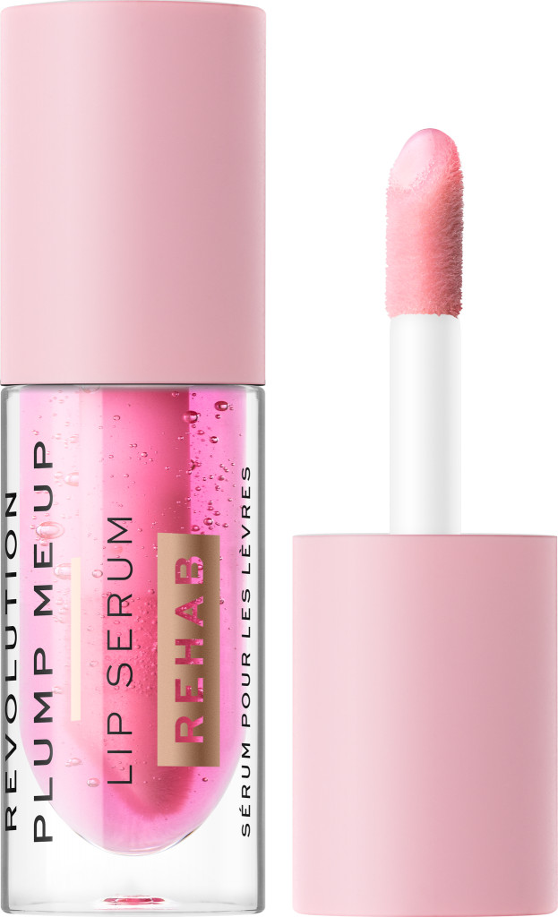 Levně Revolution Vyživující sérum na rty Rehab Plump Me Up Pink Glaze (Lip Serum) 4,6 ml
