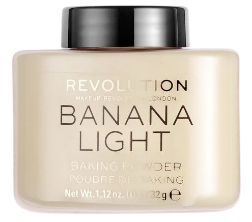 Levně Revolution Transparentní pudr (Loose Baking Powder Banana Light) 32 g