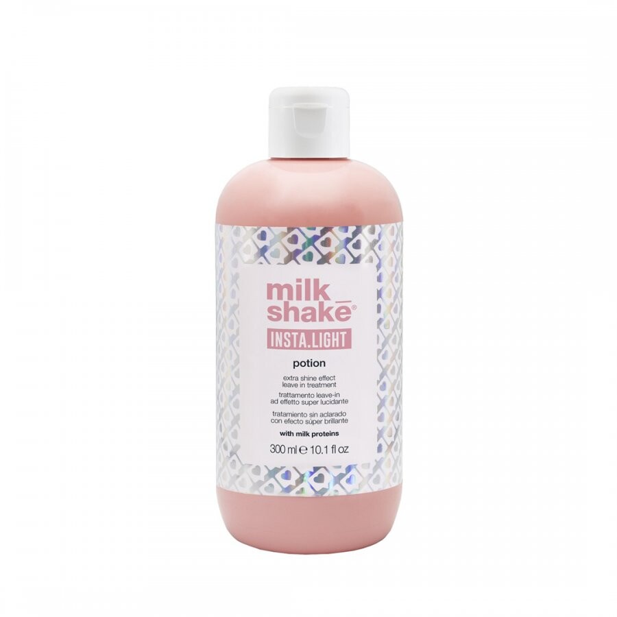 Milk Shake Bezoplachová péče pro intenzivní lesk vlasů Insta.Light Potion (Extra Shine Effect Leave In Treatment) 300 ml