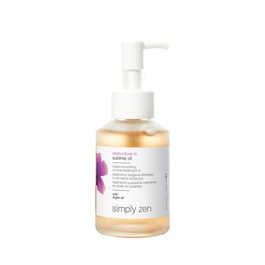 Simply Zen Bezoplachový olej pro suché a poškozené vlasy Restructure In (Sublime Oil) 100 ml