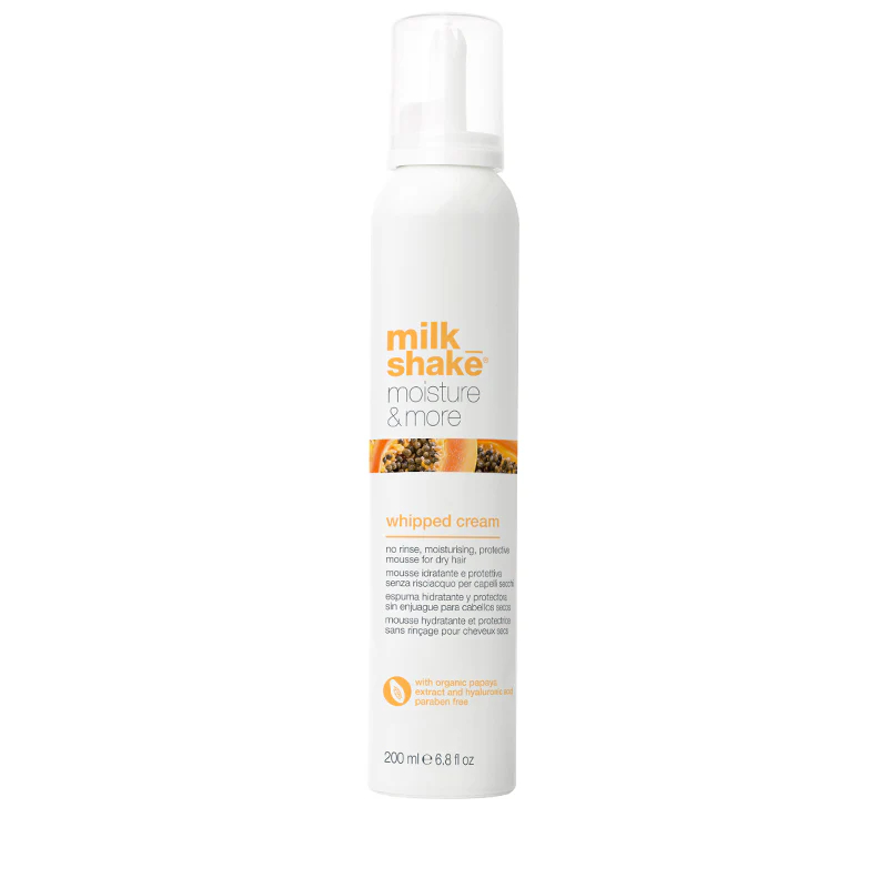 Milk Shake Hydratační bezoplachová pěna na vlasy Moisture & More (Whipped Cream) 200 ml