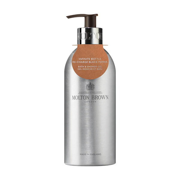 Molton Brown Koupelový a sprchový gel Re-Charge Black Pepper (Infinite Bottle) 400 ml