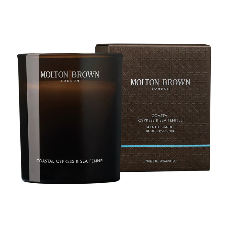 Molton Brown Vonná svíčka Coastal Cypress & Sea Fennel (Scented Candle) 190 g