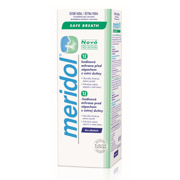 Zobrazit detail výrobku Meridol Ústní voda bez alkoholu pro svěží dech Safe Breath 400 ml