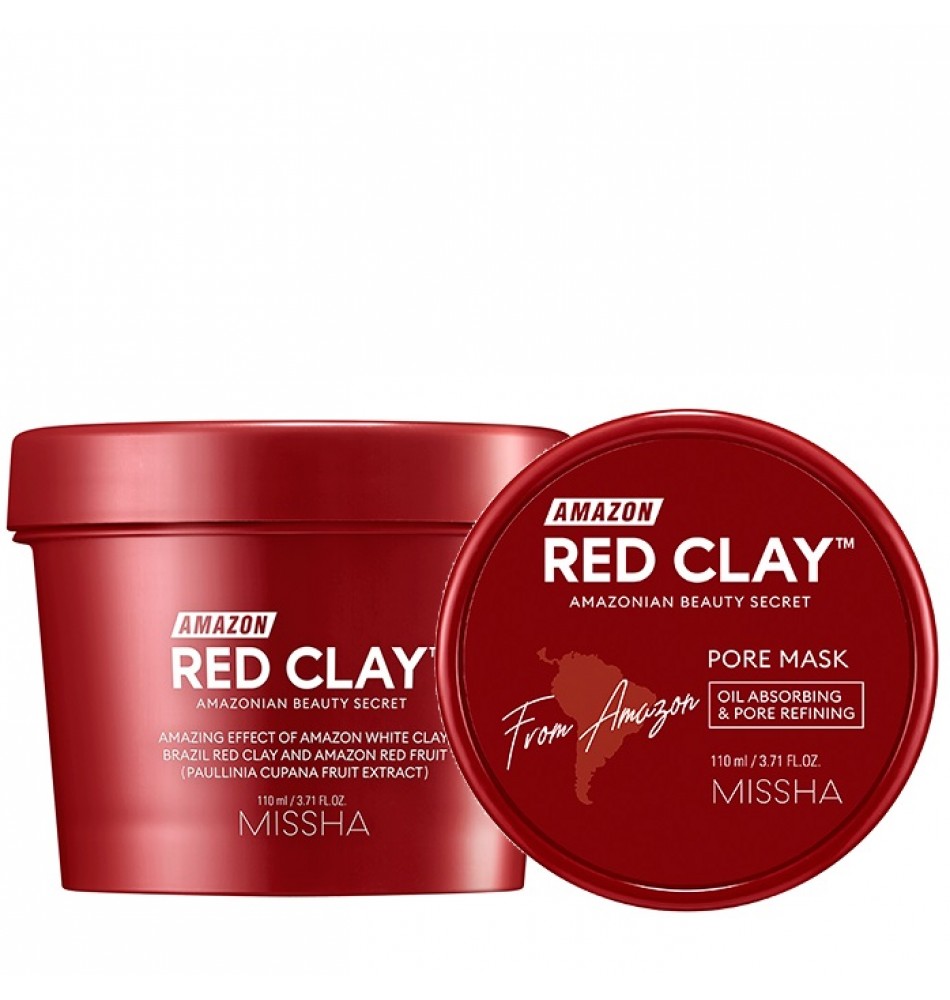 Levně Missha Čisticí maska s červeným jílem Amazon Red Clay™ (Pore Mask) 110 ml