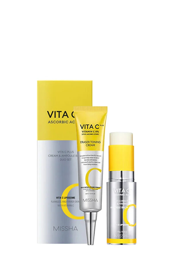 Missha Dárková sada Vita C Plus Toning Cream & Balm Duo Set