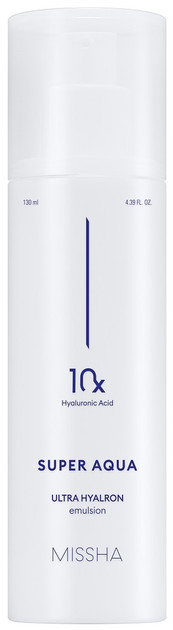 Missha Hydratačná pleťová emulzia Super Aqua (Ultra Hyalron Emulsion) 130 ml